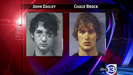 Friendswood police say they arrested John Dailey and Chace Brock.