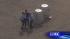 The suspect was apprehended on the roof of Hines...