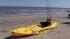 The kayak Kevin and Hunter Stevens use for their...