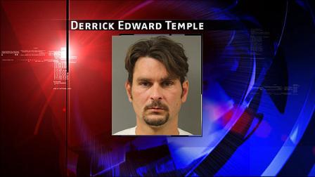 Derrick Edward Temple, 34, is charged with failure to stop and render aid.
