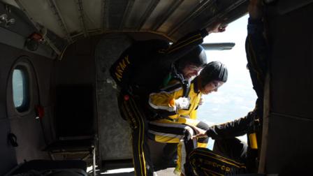 ABC13 Meteorologist Casey Curry jumped with the US Army Golden Knights.