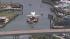 Shuttle passes through Kemah into Clear Lake ::