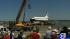 Shuttle replica docks on Clear Lake ::