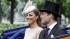 Britains Prince William and his wife Kate,...