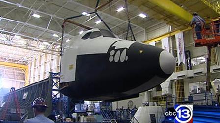 Space shuttle fuselage mock-up to leave Johnson Space Center for Seattle museum