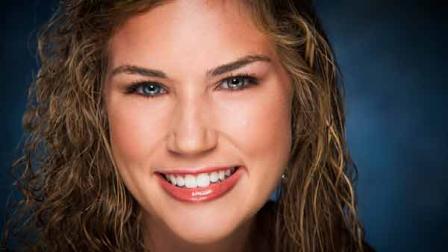 Jamie Anders, a 2012 Power of Life Scholarship recipient, is pictured in a promotional photo for the Gulf Coast Regional Blood Center