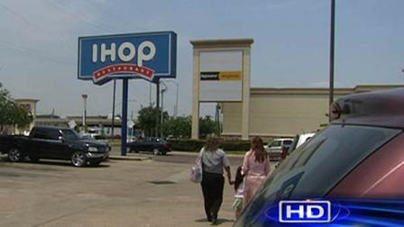 A woman and her granddaughter were held up by a female robber at an IHOP in north Houston