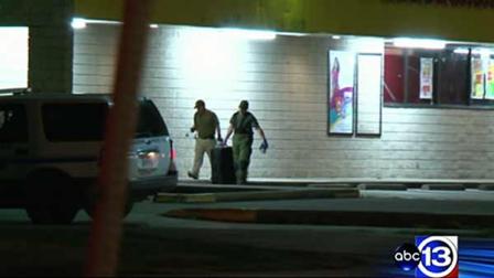 The suicase was left in front of a meat market in Pasadena.
