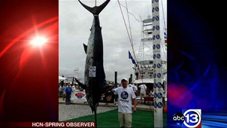 Chris Howat battled a gigantic blue marlin for seven and a half hours