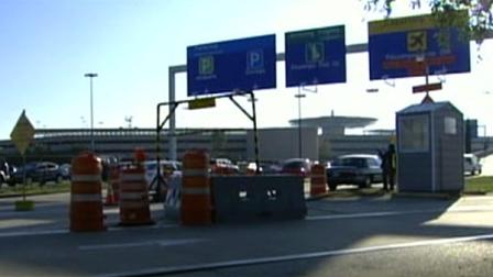 Renovations of departures entrance ramp are finally complete at Hobby Airport