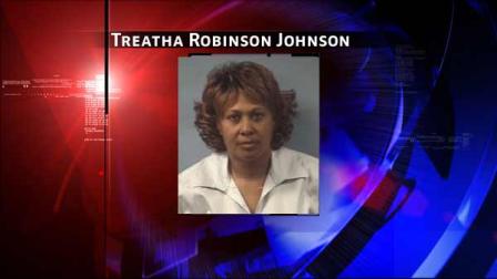 Treatha Robinson Johnson, 45, was arrested Thursday and transported to the Friendswood City Jail.