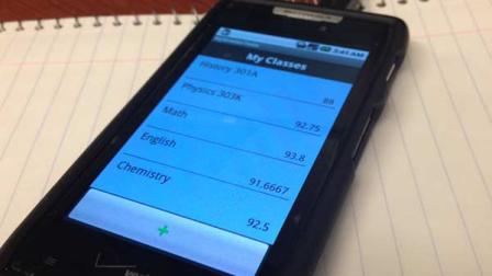 My Grades To Go and My Grades To Go Lite are grade-tracking mobile apps developed by Houston software engineer Oren Feinstein