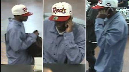 Pasadena police are searching for a bank robbery suspect who they say fled with a bag of cash from the vault