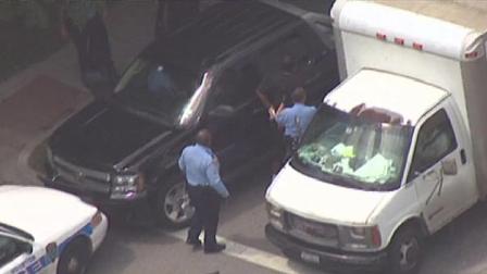 SkyEye 13 HD Tuesday afternoon caught the end of a chase involving suspected police impersonators