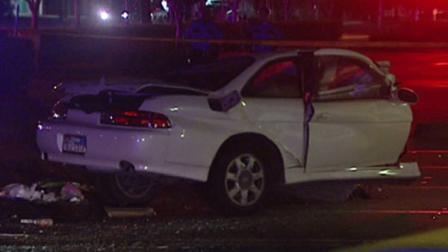 A driver of a Lexus crashed into a utility pole on Bellaire overnight.
