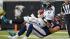 Jacksonville Jaguars quarterback Blaine Gabbert (11) is sacked by Houston Texans outside linebacker Brooks Reed (58) during the first half of an NFL football game, Sunday, Sept. 16, 2012, in Jacksonville, Fla. (AP Photo/Phelan M. Ebenhack) 