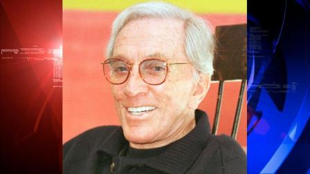 Andy Williams sits in his dressing room at his Branson, Mo., theatre Monday Nov. 30, 1998. Williams will be performing on the road through Christmas. (AP Photo/John S. Stewart, File)