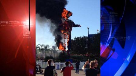 Big Tex went up in flames this morning at the State Fair of Dallas