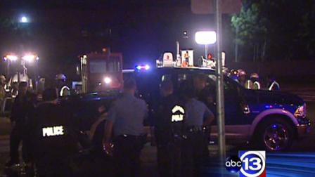 Investigators say the worker and Harris County deputy were outside his truck, when the driver crashed into them.