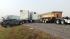 Nearly 150 vehicles were involved in the...