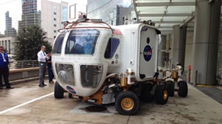 NASA brought its lunar rover to Methodist Hospital as part of this years Pumps & Pipes symposium.