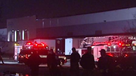 At least 8 workers were inside the warehouse when the fire broke out.