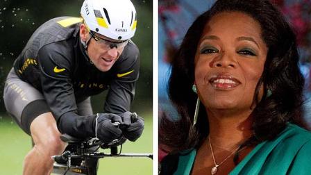 This combination image made of photos shows Lance Armstrong, left, on Oct. 7, 2012, and Oprah Winfrey, right, on March 9, 2012. Armstrong plans to admit to doping throughout his career during an upcoming interview with Oprah Winfrey, USA Today reported late Friday, Jan. 11, 2013. (AP Photos/File)