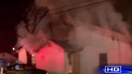 This apartment building went up in flames and prompted firefighters to pull a second alarm on the blaze