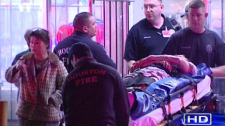 A store clerk was hospitalized after being shot during robbery in northeast Houston.
