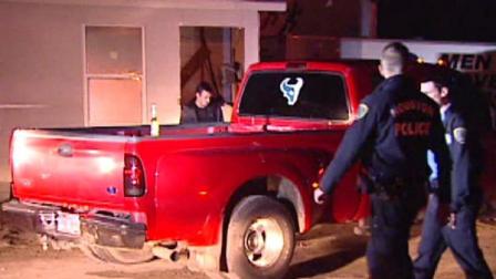 A suspected drunk driver led police on a high speed chase across north Houston this morning before he was finally caught.