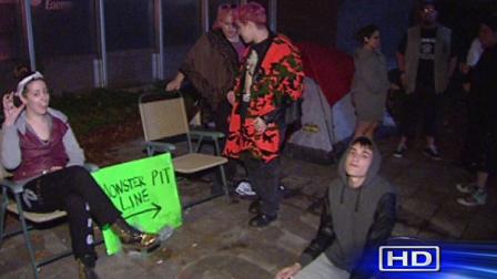 Several of Lady Gagas biggest fans have taken to the streets of Houston this week. Theyre in line for special passes to meet the singer at her concert next Thursday.