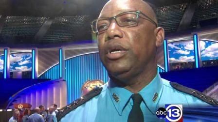 Houston Police Chief Charles McClelland speaks to Eyewitness News after a town hall meeting at Lakewood Church on Saturday, January 26, 2013