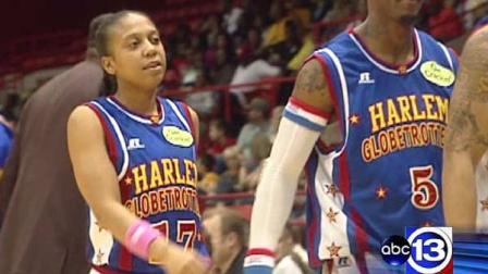 Ariel Mighty Mitchell suited up with the team for three games at Reliant Arena in Houston this weekend