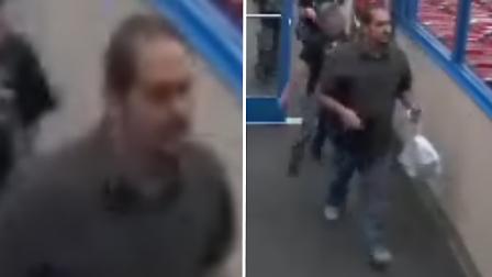 Sugar Land police say this man fraudulently used a stolen credit card to buy more than $800 worth of items at a Target store