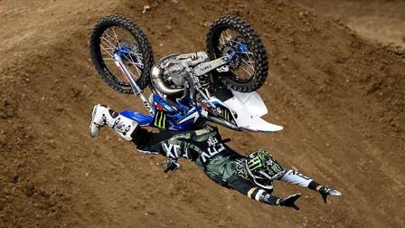 Adam Jones performs a trick during practice for the Moto X Freestyle event at the XGames, Thursday, June 28, 2012, at Staples Center in Los Angeles. (AP Photo/Grant Hindsley)