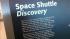 Images of the space shuttle Discovery at its new...