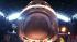 Images of the space shuttle Discovery at its new...