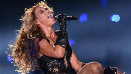 Recording artist Beyonce performs at Super Bowl XLVII on Sunday, Feb. 3, 2013 in New Orleans. (Photo by Jordan Strauss/Invision/AP)