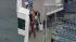 Girl aboard Triumph waves to mom on air ::