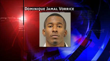 Dominique Vorrice is 5 feet, 11 inches tall and weighs 175 pounds. He has black hair and brown eyes.