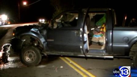 A head-on collision in northeast Harris County leaves two drivers in the hospital.