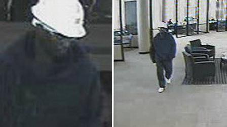 Law enforcement officials need your help to identify the suspect who read a threatening note to a teller before robbing a bank