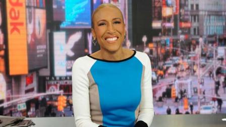 This Jan. 24, 2013 photo released by ABC shows Robin Roberts on Good Morning America, in New York. Roberts will be back on the job at the Good Morning America anchor desk on Feb. 20. Her return will be five months to the day since her bone marrow transplant to treat a rare blood disorder. (AP Photo/ABC, Ida Mae Astute)