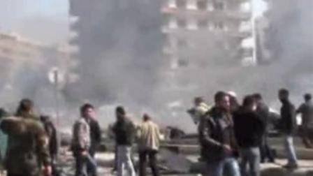 A powerful car bombing in central Damascus has killed dozens of people.