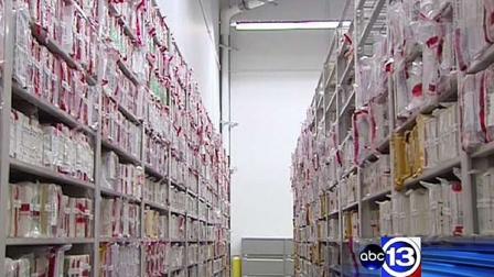 A look inside the Houston Police Department Property Room.