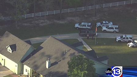 SkyEye 13 HD was over the scene of a possible drowning in the New Caney area.