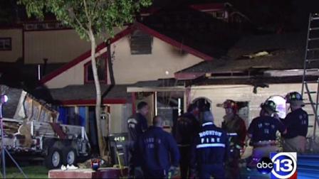 Some dogs woke up a family in north Houston, after their home caught fire for the second time in six months.