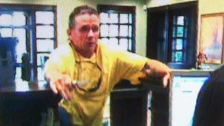 Investigators say this suspect used a knife to rob a Rosenberg bank on Friday. Anyone with information regarding his identity or whereabouts is asked to contact investigator Jon White at 832-595-35700 or the Fort Bend County Crime Stoppers at 281-342-8477.