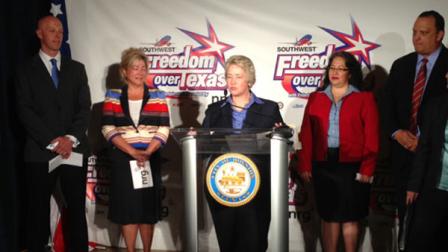 Mayor Annise Parker and all sponsors of the Freedom Over Texas discussed what to expect at this years celebration.