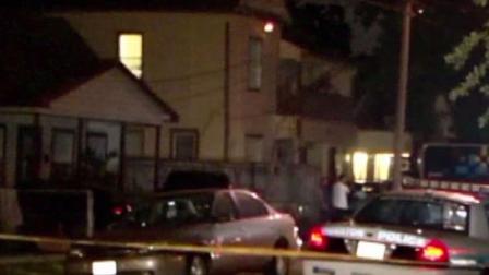 A teenager is recovering after being shot in the neck as he answered a knock at his front door.